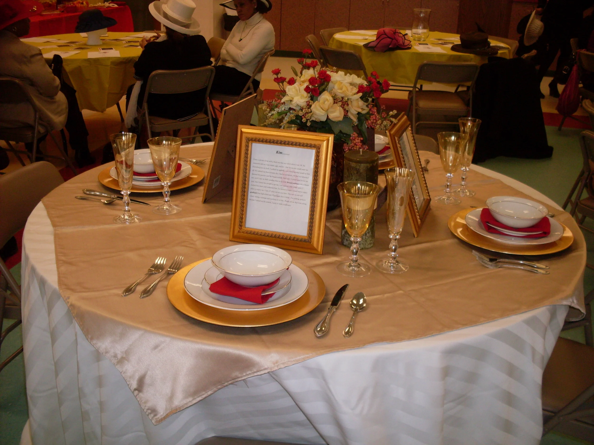 Women Survivor's Big Hat Tea