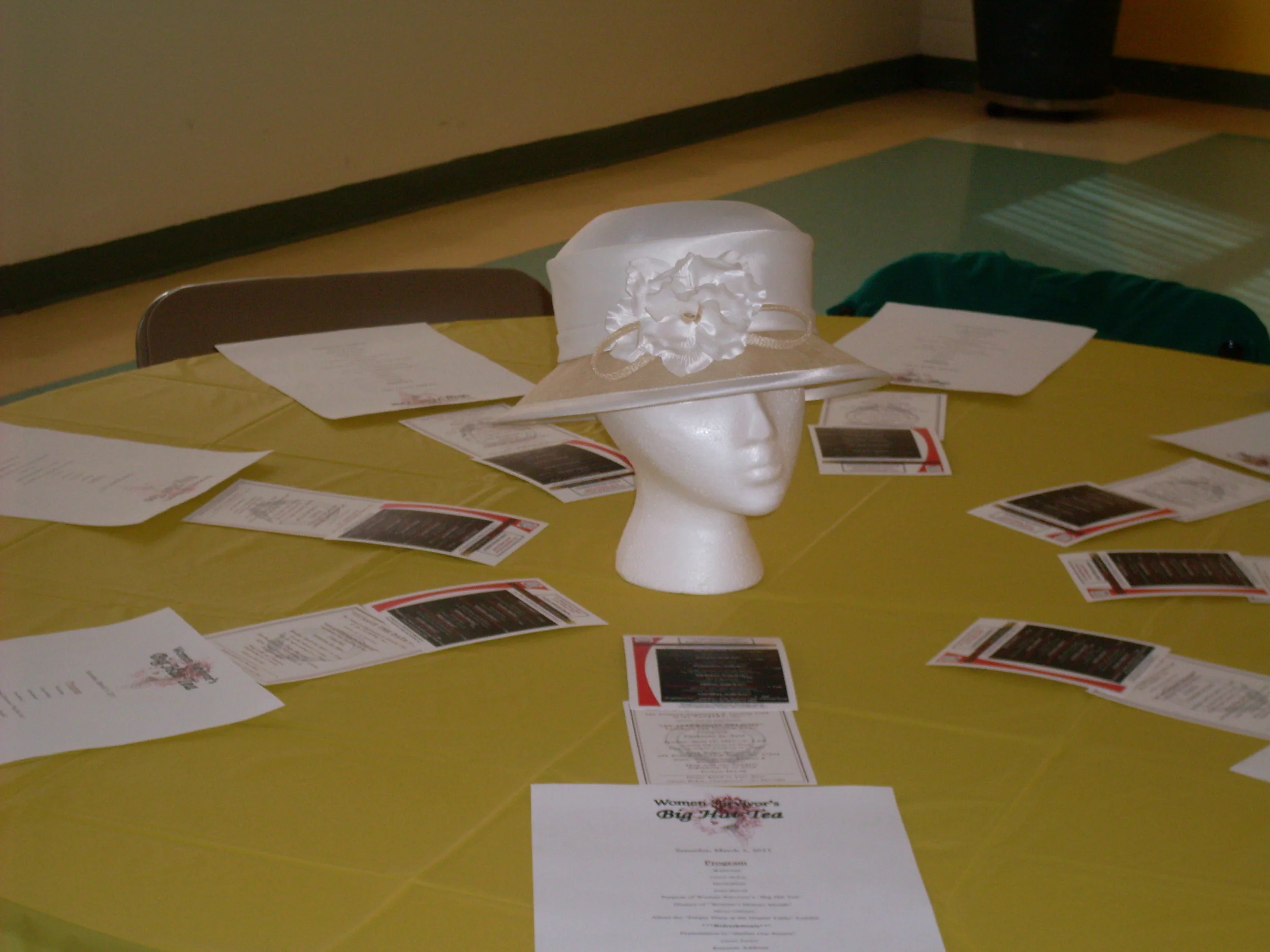 Women Survivor's Big Hat Tea