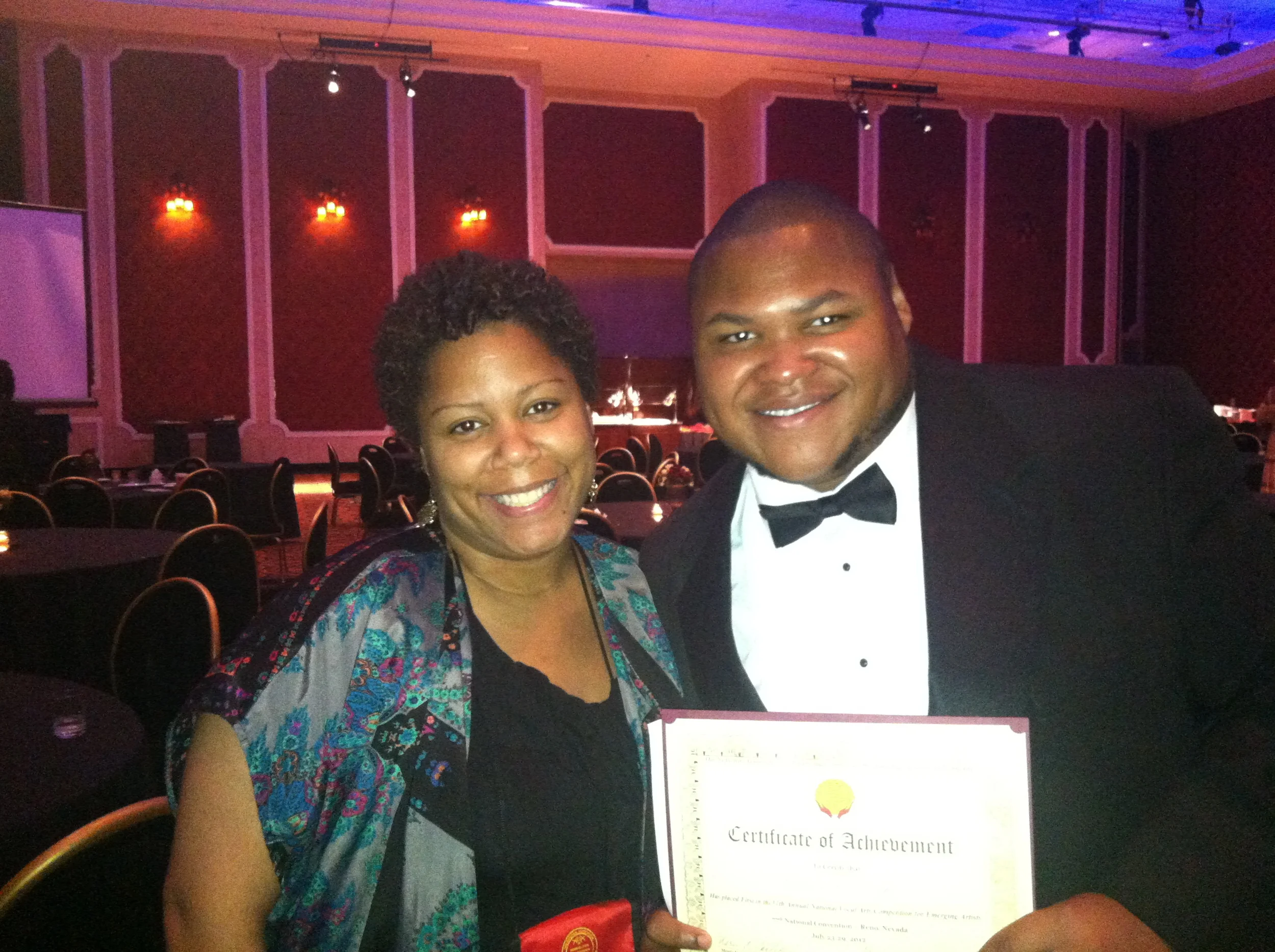 National Vocal Arts Winner (Andrew Darling - Northeast District Representative)