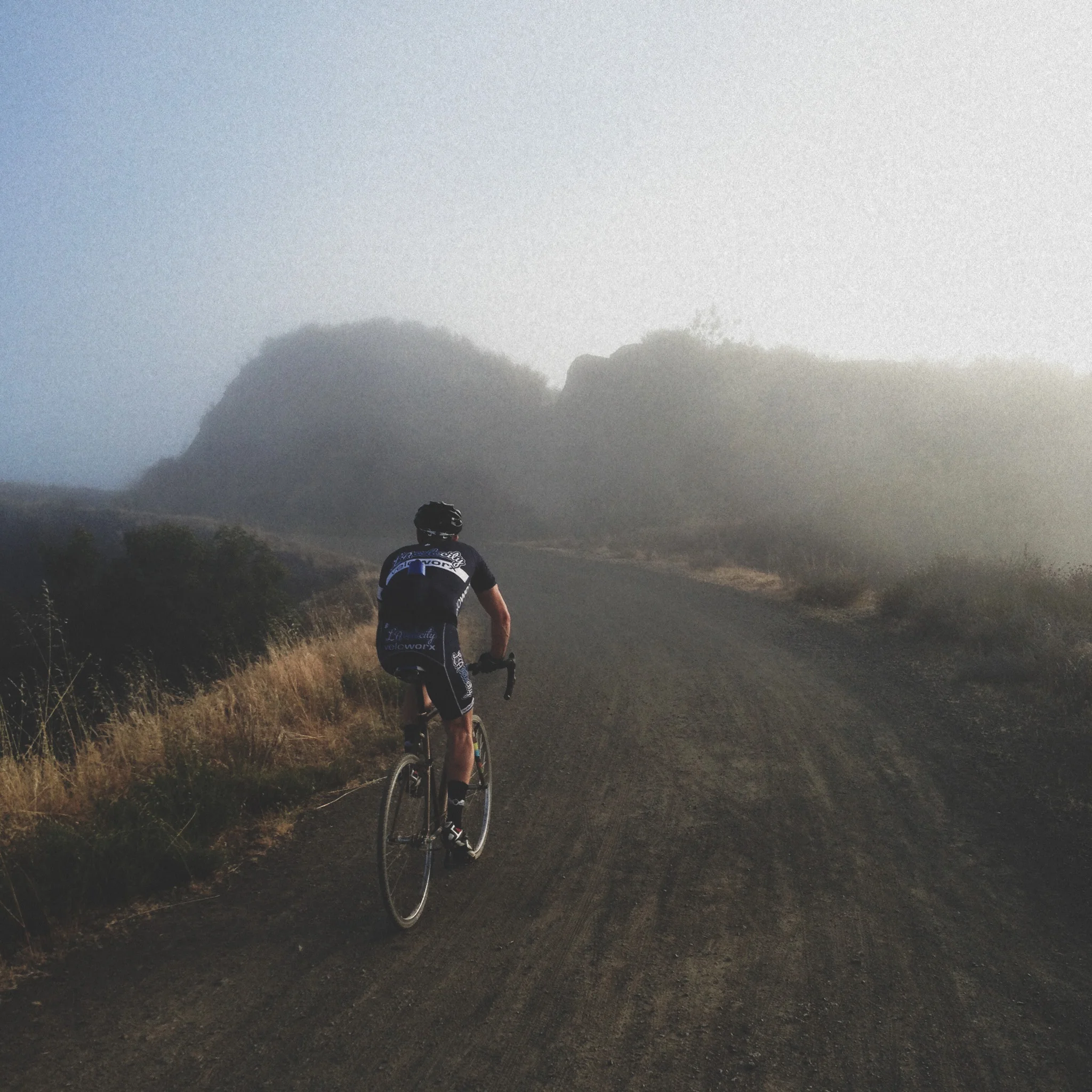 Pre work race up Sullivan Ridge with Chad laying down the pain.