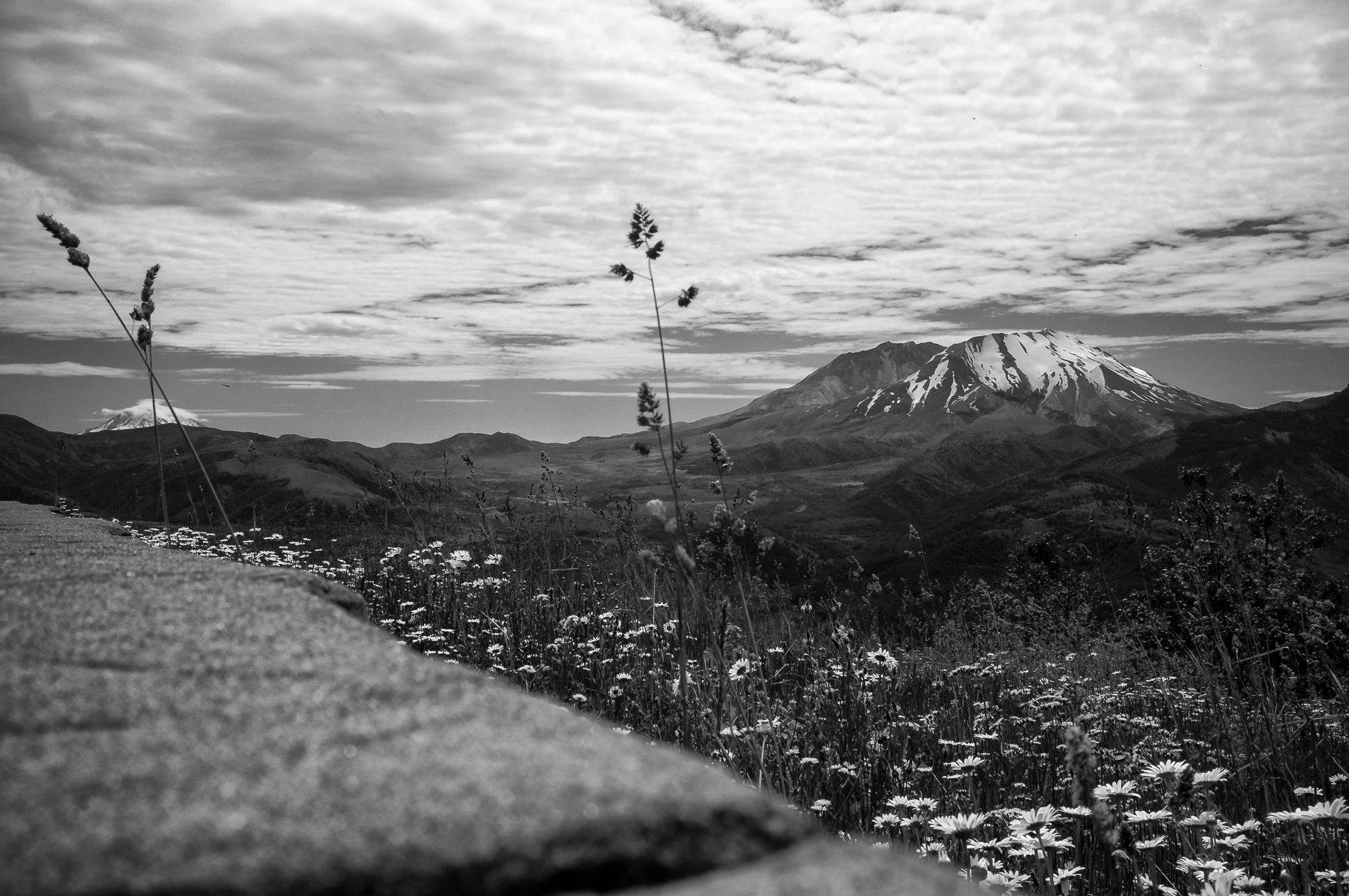 Stunning views of the volcano and big sky.