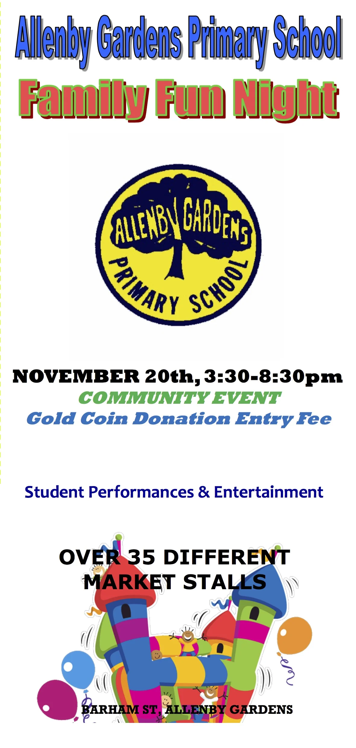 Allenby Gardens Family Fun Night