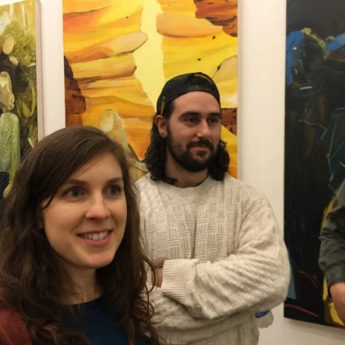 LAUREN BEHAR AND FIANCE