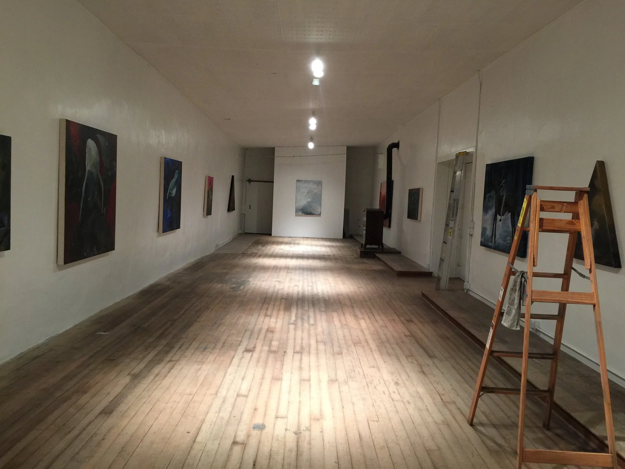 Installation view of A Night in the County , The Range, Saguache, CO, 2015.