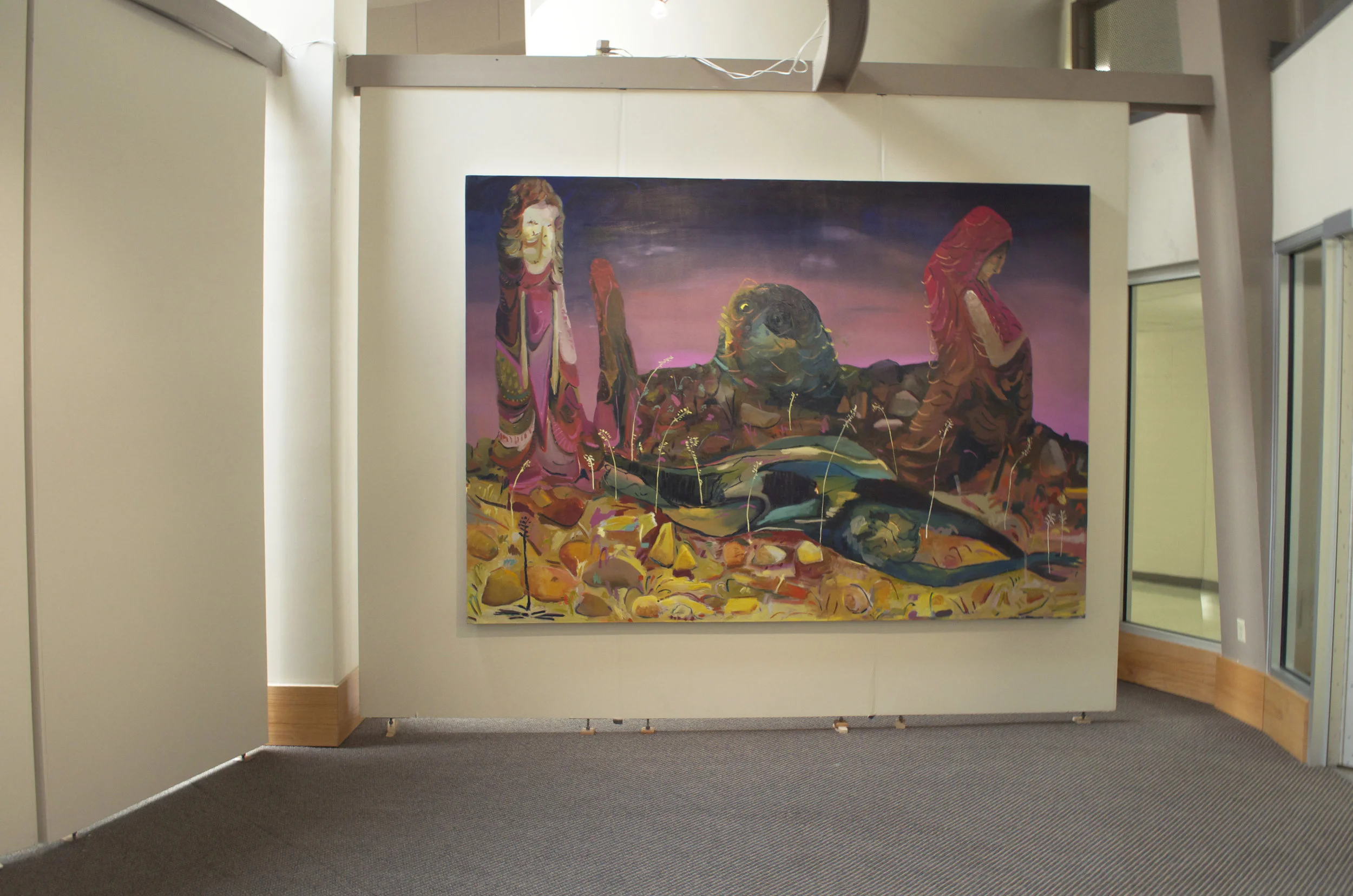 Installation View of Giant Rock, 1999 , Clyde Snook Gallery, Adam State University. Alamosa, CO, 2015.