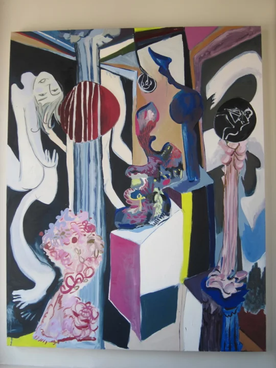 Possible Installation View, oil on canvas, 48x60 inches, 2017.
