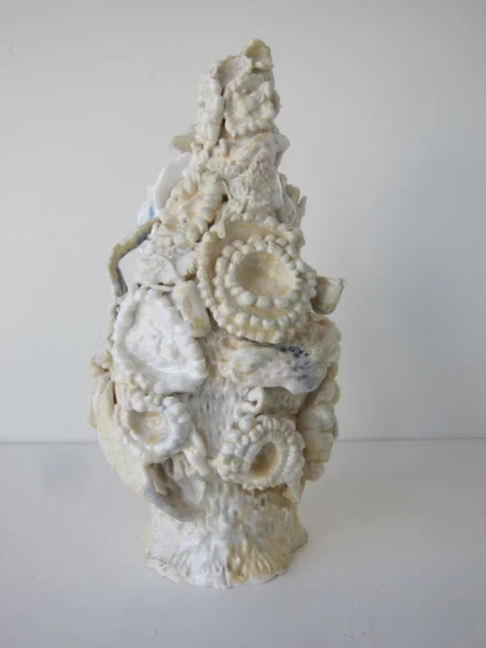 Stoneware and Glaze, 10 x 5 x 5 inches, 2017.