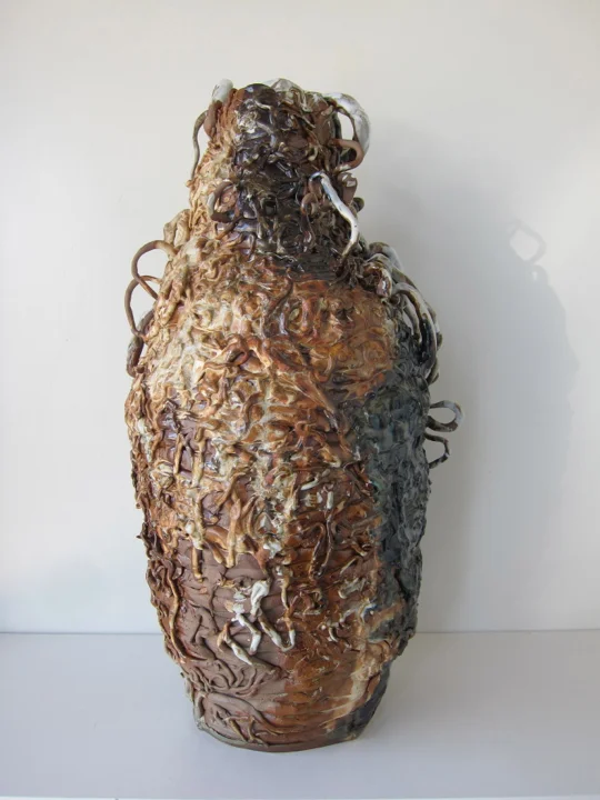 Stoneware and Glaze, 24 x 12 x 12 inches, 2017.