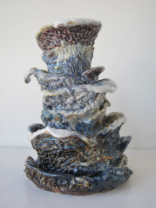 Stoneware and Glaze, 9 x 7 x 6 inches, 2017.