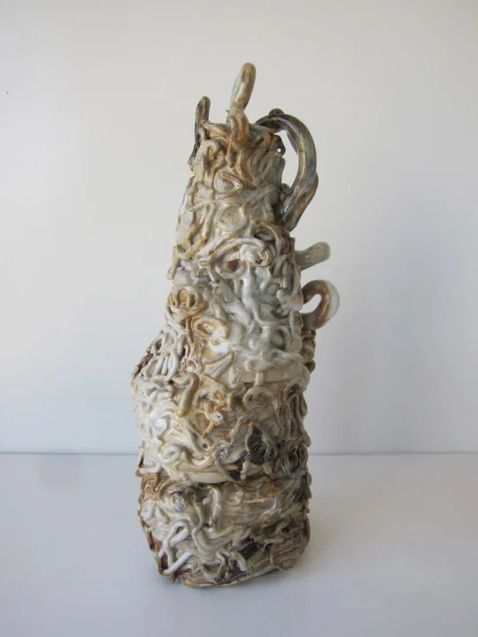 Stoneware and Glaze, 12 1/2 x 5 x 5 inches, 2017.