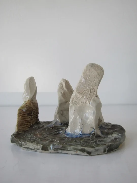 Stoneware and Glaze, 3 x 5 x 3.5 inches, 2014.