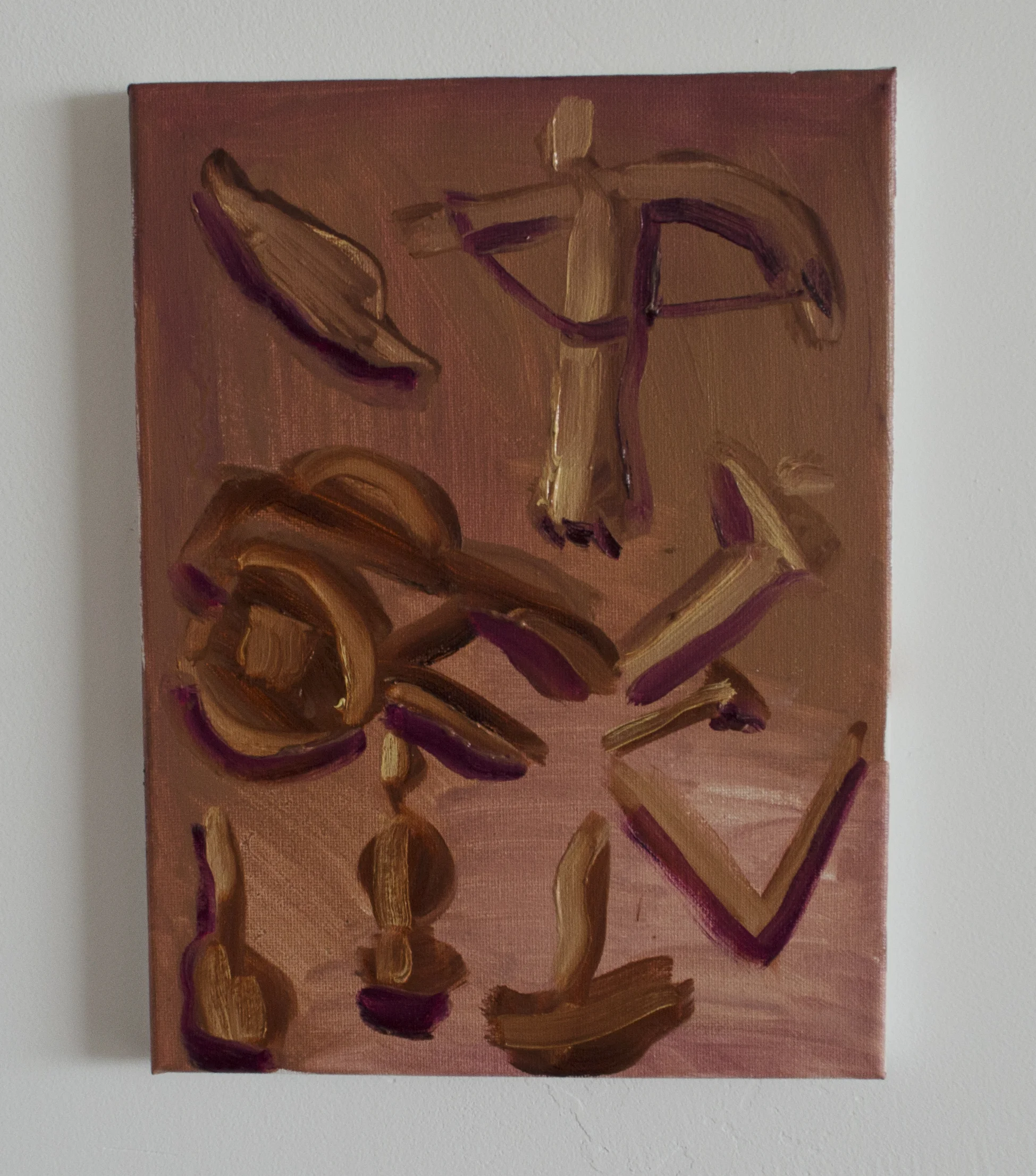 Masonic Tools, 16x20 inches, oil on canvas, 2017. (08.129.PTG) Produced in the summer in Los Angeles, CA. © Courtesy of Jasmine Little