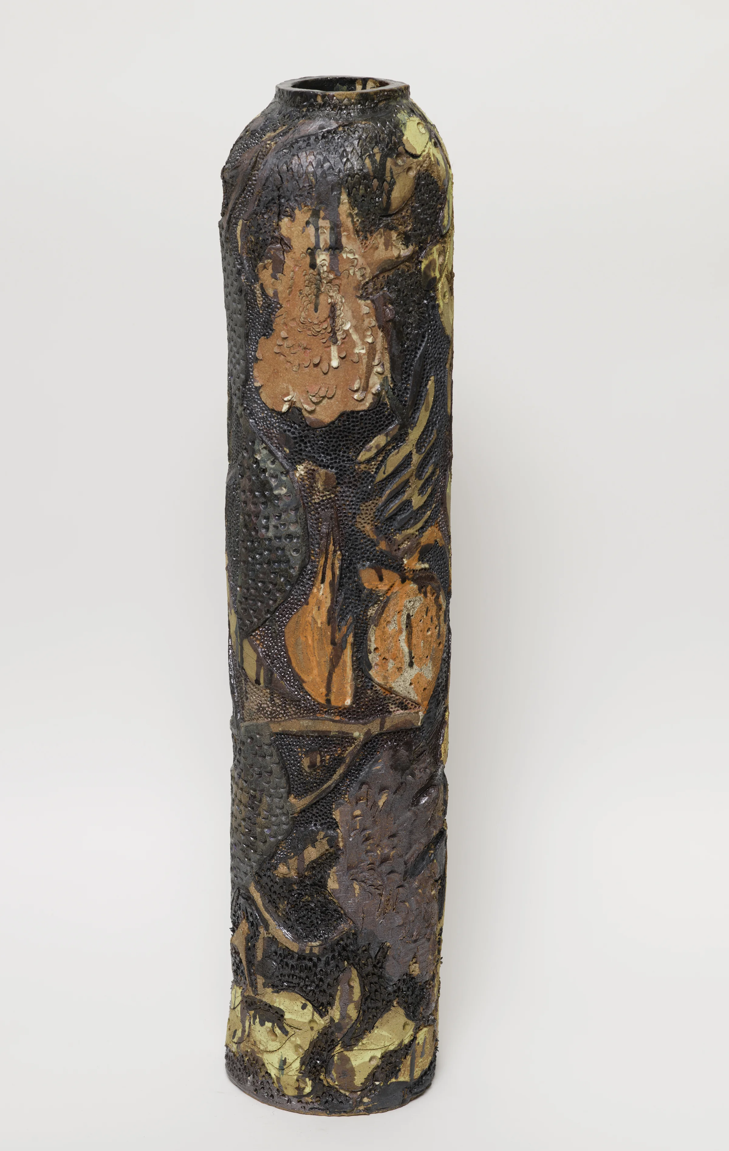 Stoneware and Glaze, 32.5”x6.5”