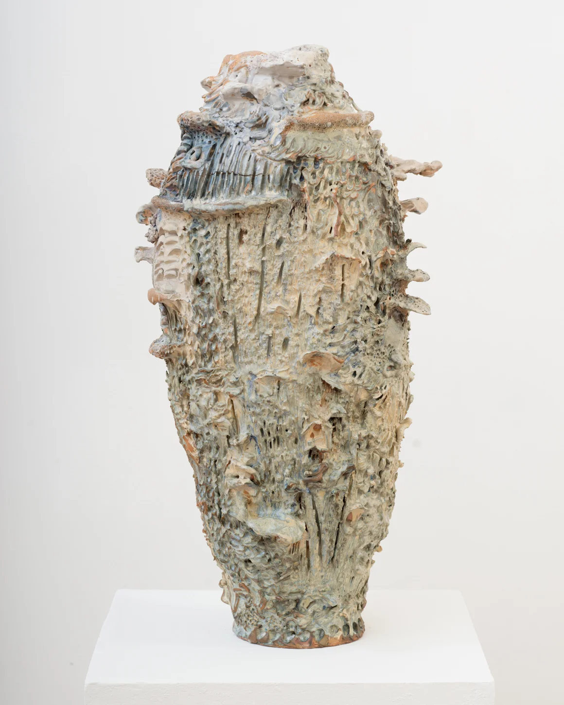 Stoneware and Glaze, 24”x11”.