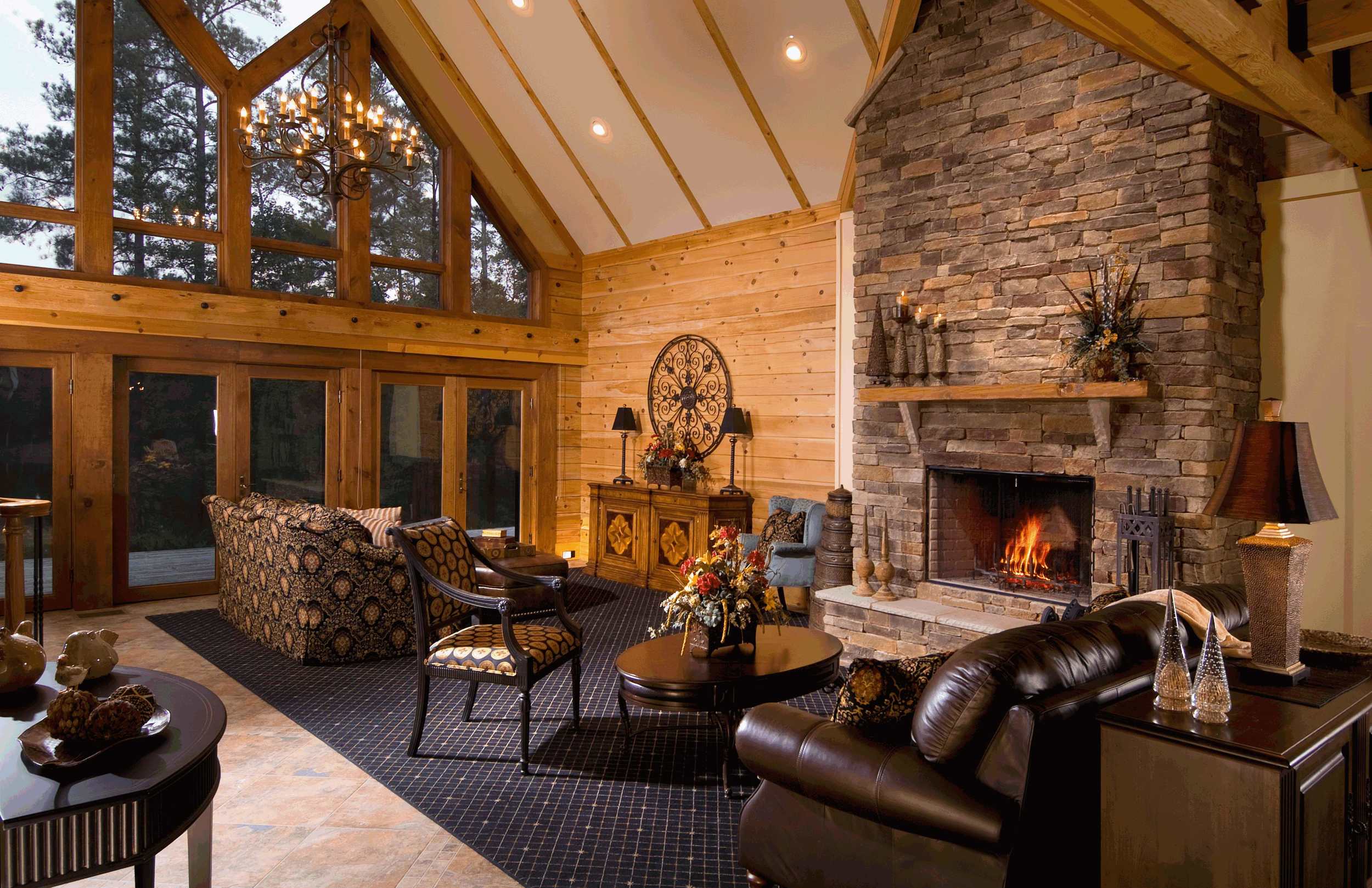 show off that fire place!