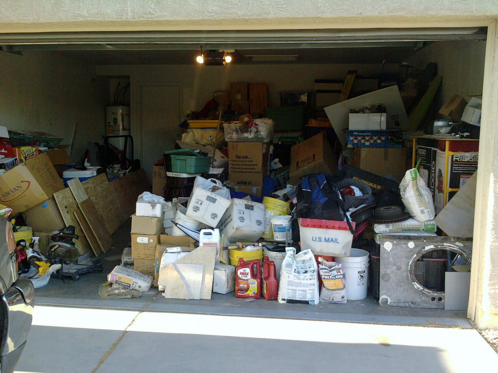  wanna park your car in that? &nbsp;didn't think so. &nbsp;get your garage cleaned and organized today! 