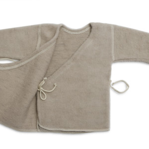 LanaCare Organic Merino Wool Wrap Sweater size 0-3m in soft sand $56.50 Wants 1 - PURCHASED