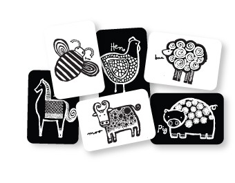 Black and White Card Set - Farm $12.95 Wants 1 PURCHASED