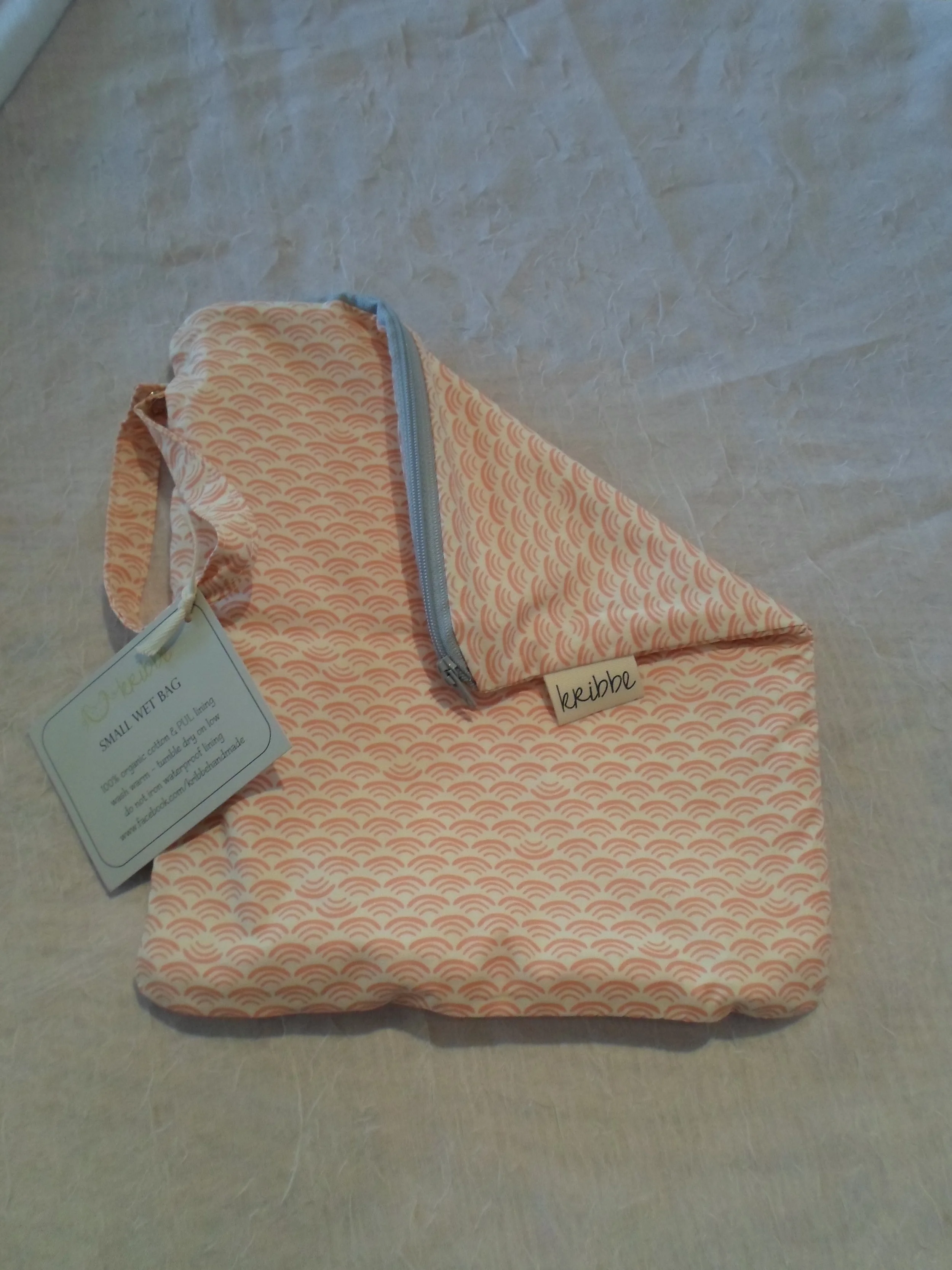 Kribbe Organic Travel Wet Bag size Small Locally Handmade $18.00 Wants 1 PURCHASED