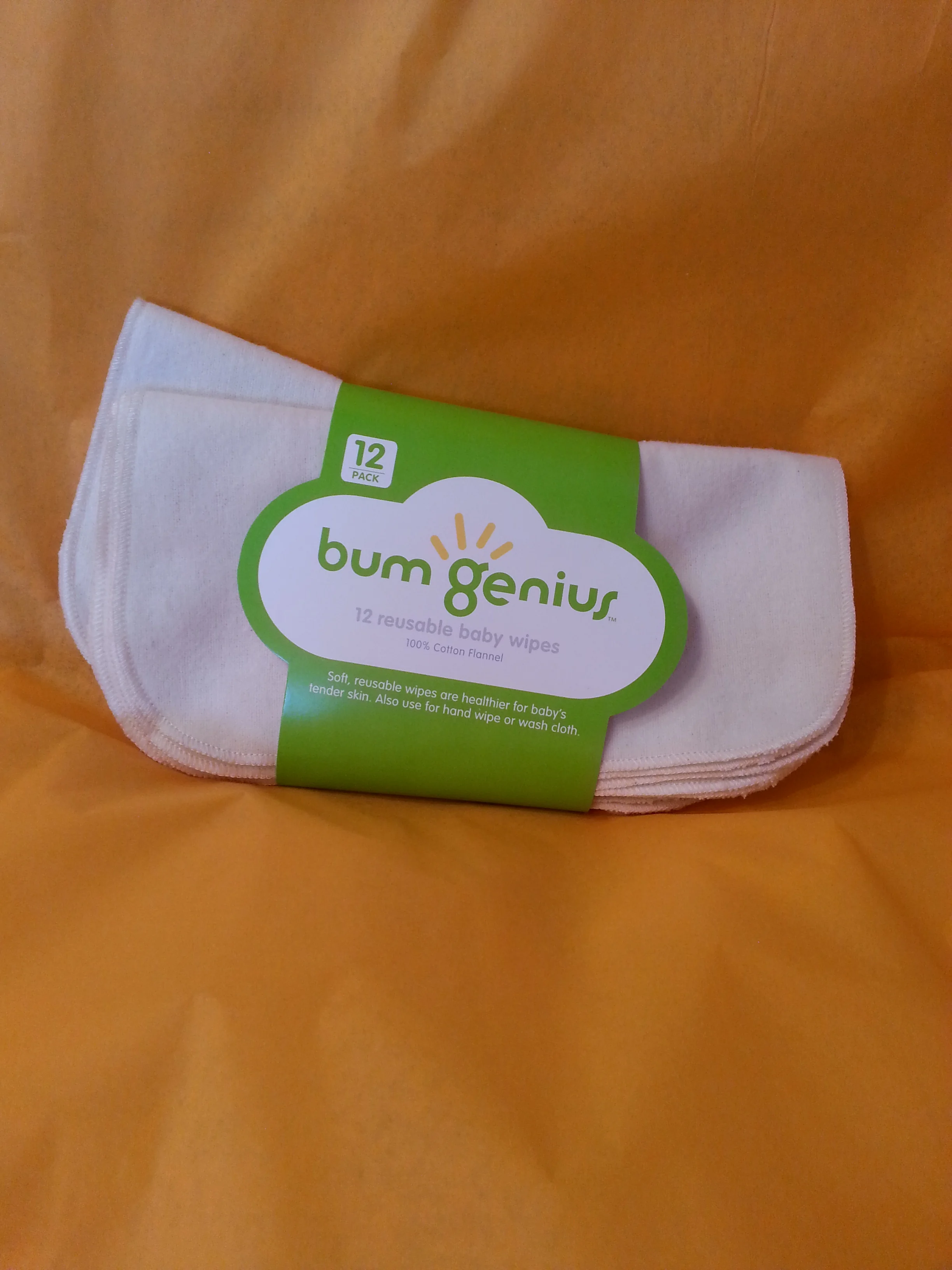 Cotton Flannel Baby Wipes/Washcloths - 12pk $14.95 Wants 1 PURCHASED