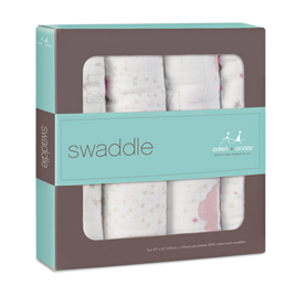 Aden & Anais Muslin Swaddle 4pk in Lovely $49.95 Wants 1 PURCHASED