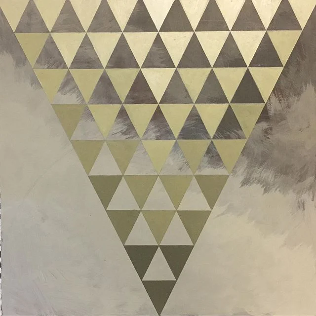 Into this palette right now.
Please see previous post regarding raising funds for legal support at the southern border
#geometricabstraction #goldenacrylics #primaries #triangles