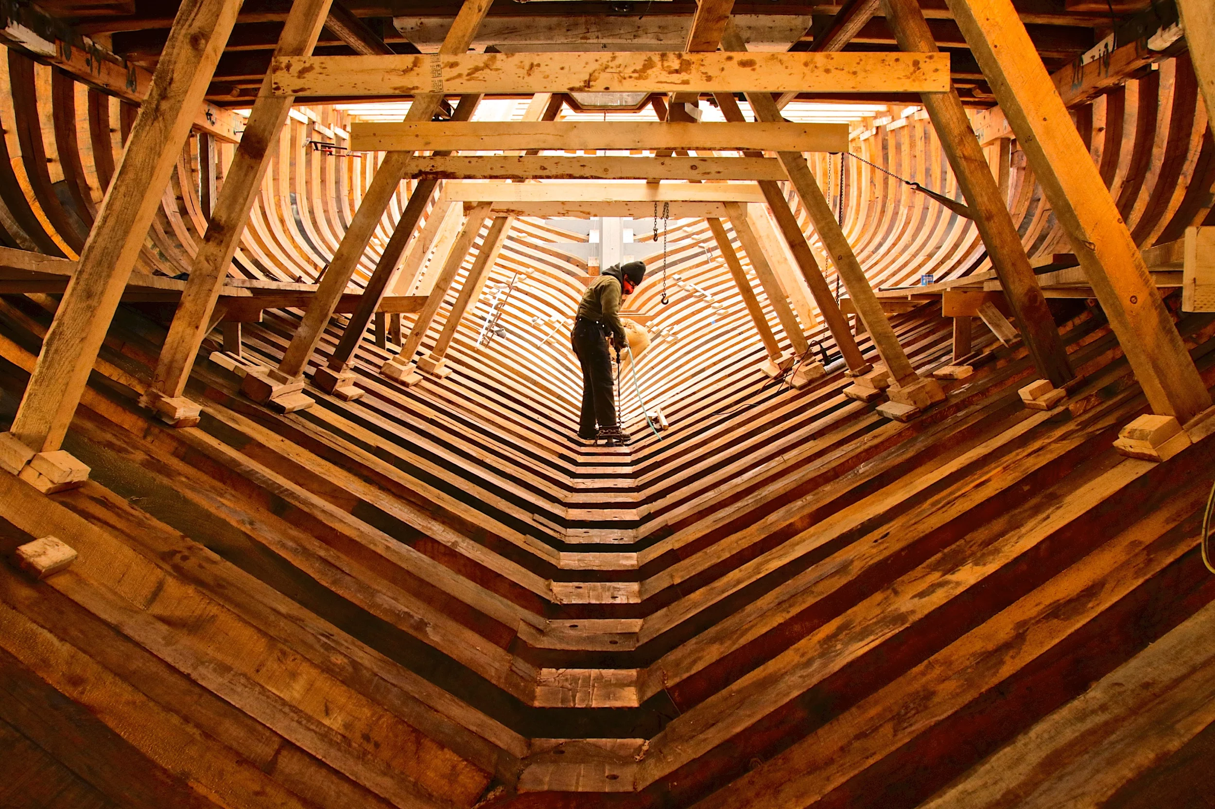 May: Ernestina-Morrissey. The Shipyard In Boothbay Harbor.