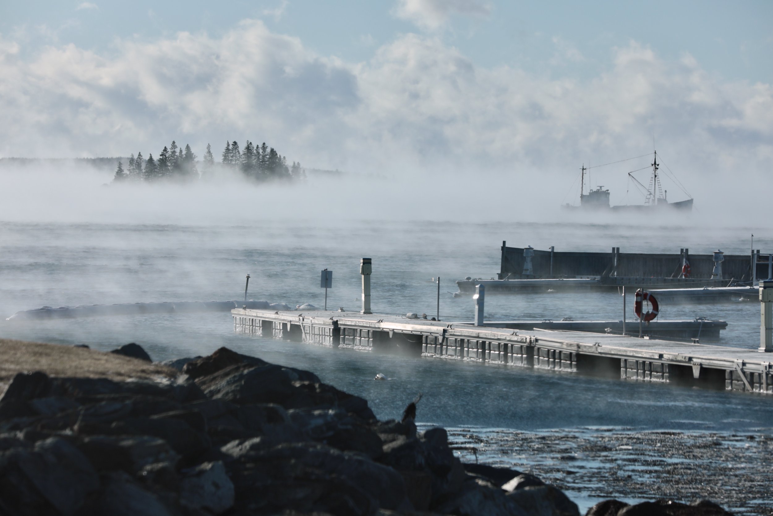 Off Signal Point, Boothbay Harbor