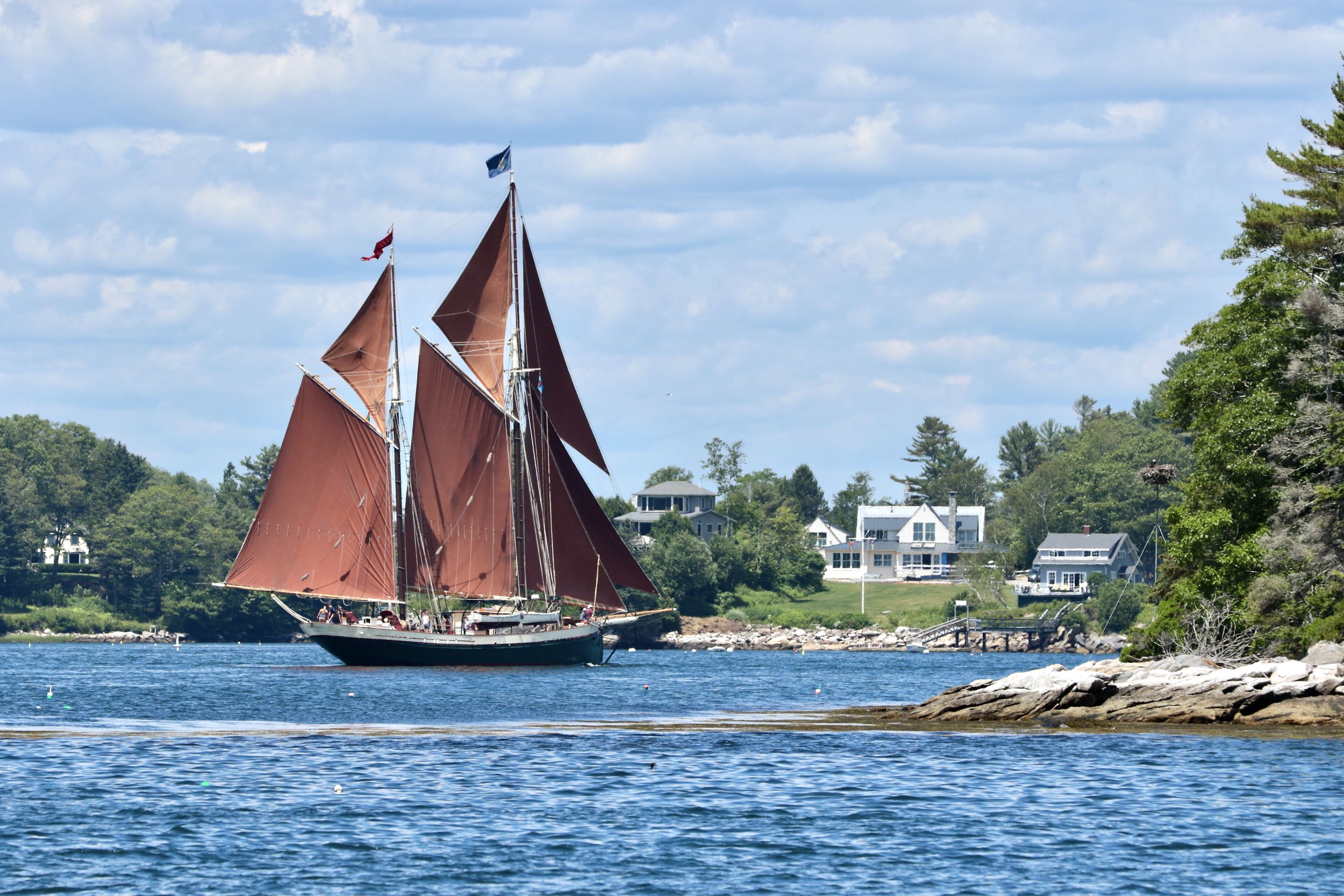 S/V Angelique, off Juniper Point