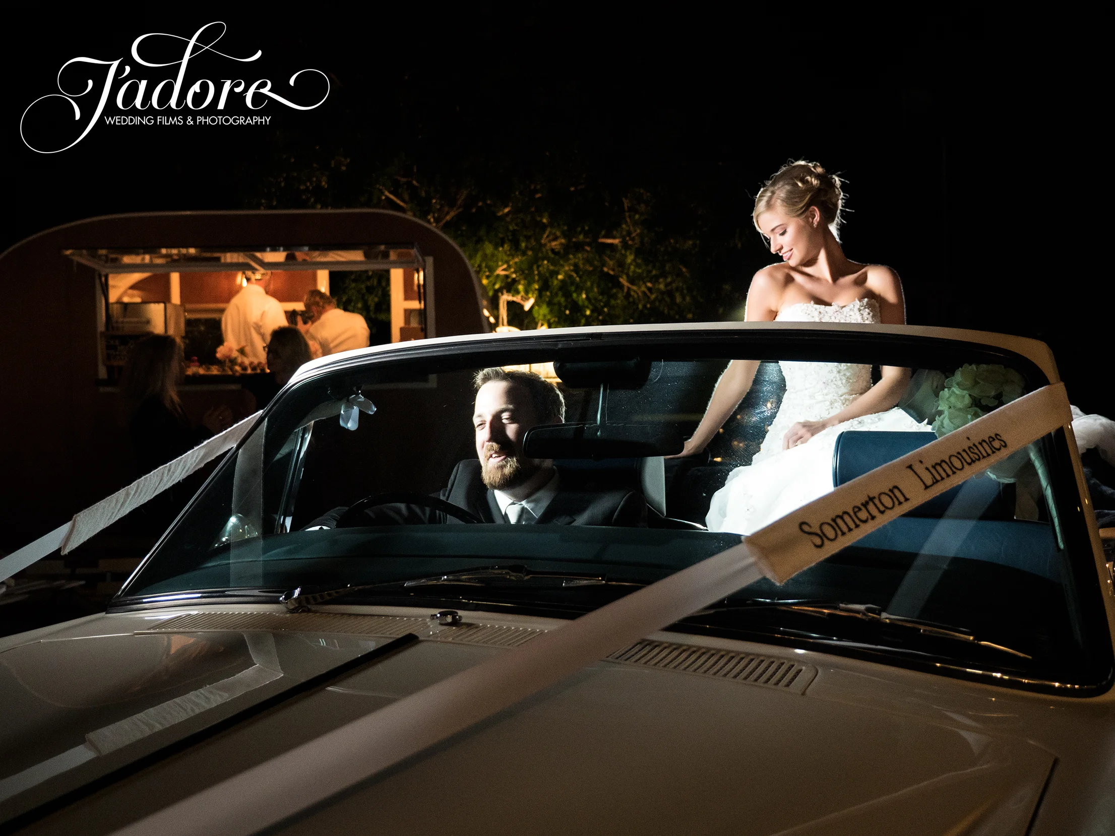 Tanja made a gran entrance into the Marketta on the back of this Somerton Limousine