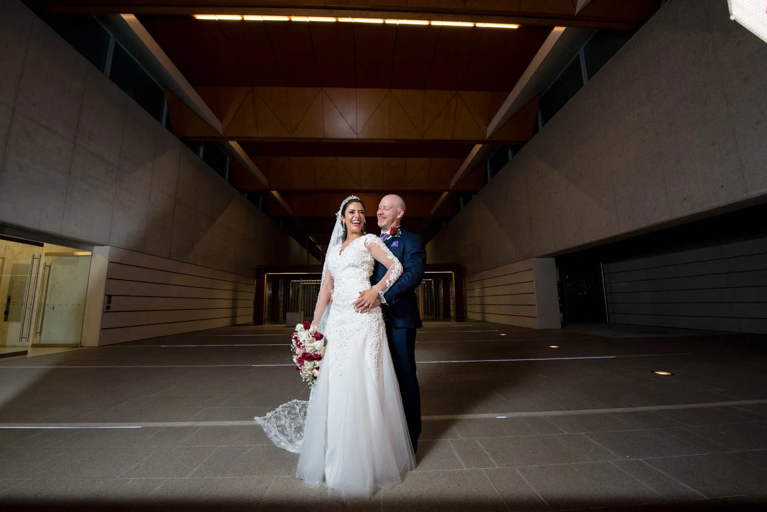 Canberra National Portrait Gallery Wedding Photo & Video - Craig & Aline