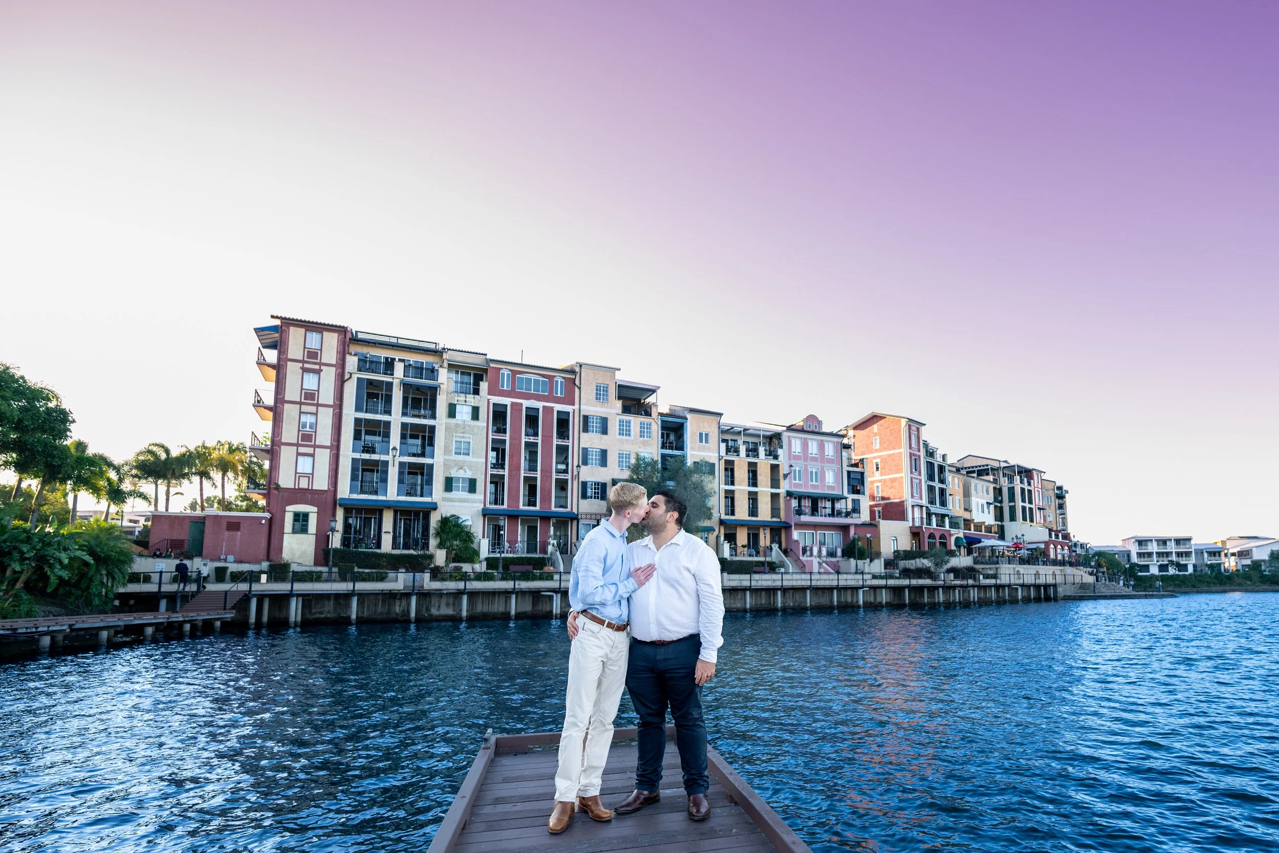 Aaron &amp; Cody’s Gold Coast Engagement Photography at Emerald Lakes