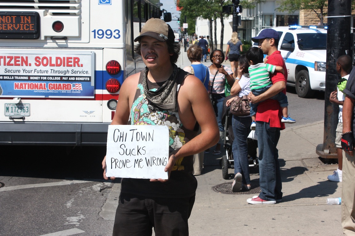 Chi Town Sucks, Chicago, IL / Photo credit: Susannah Breslin