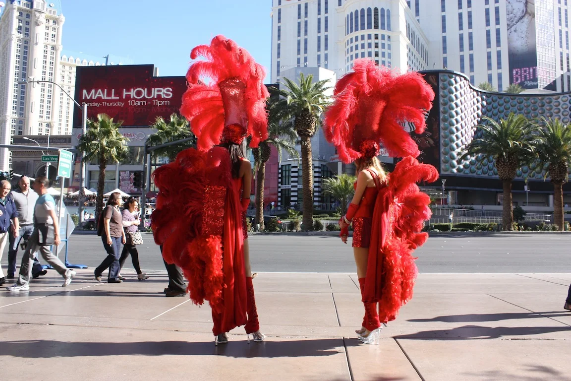 Showgirls, Las Vegas, NV / Photo credit: Susannah Breslin