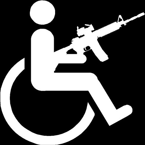 Handicap Gun Wheelchair / Image credit: Southern Decalz