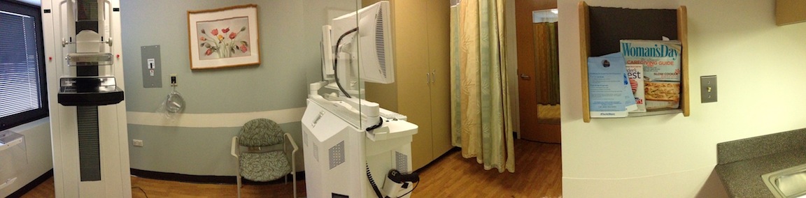 Mammogram suite, Chicago, IL / Photo credit: Susannah Breslin