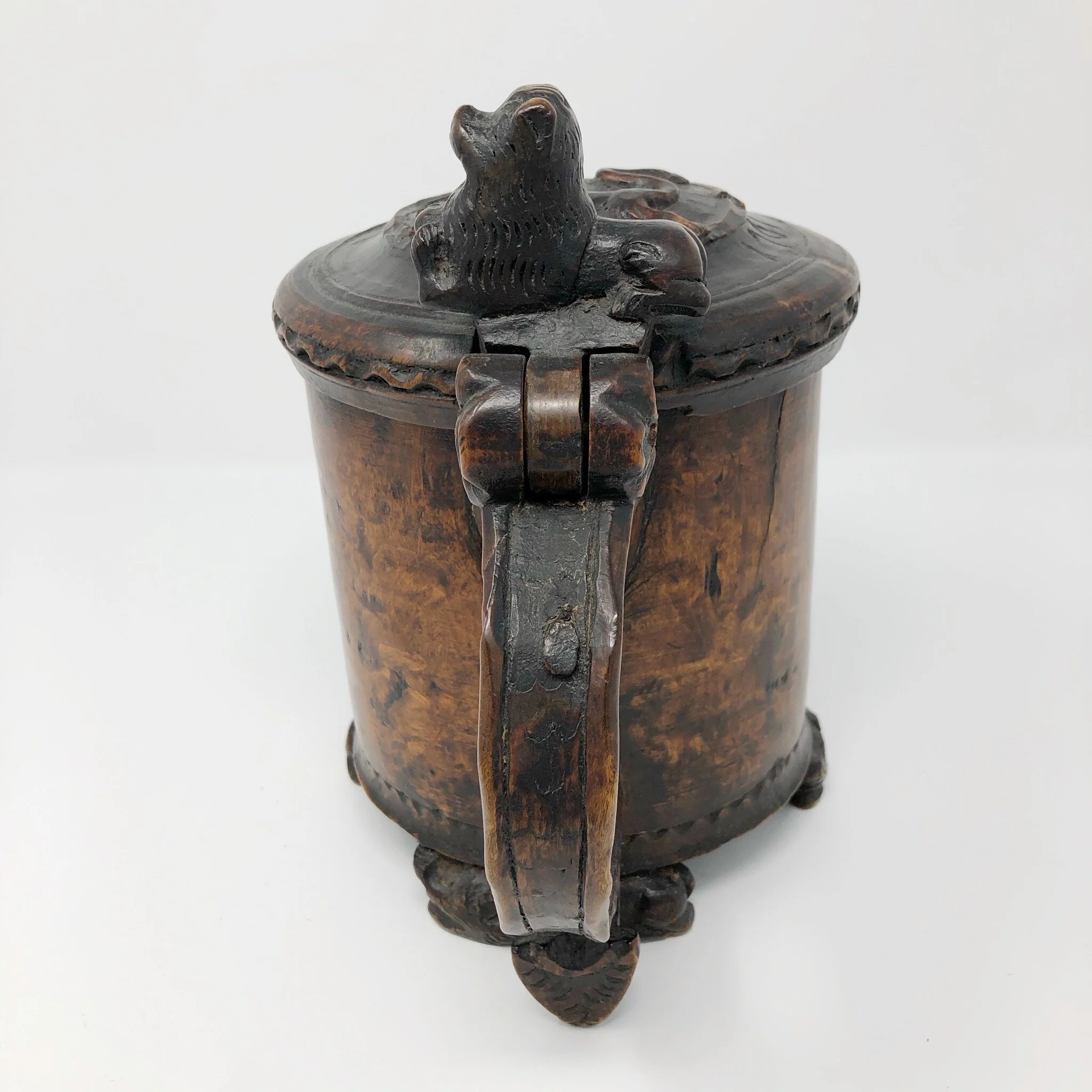 Wooden Object 6 beer mug side view handle.JPG