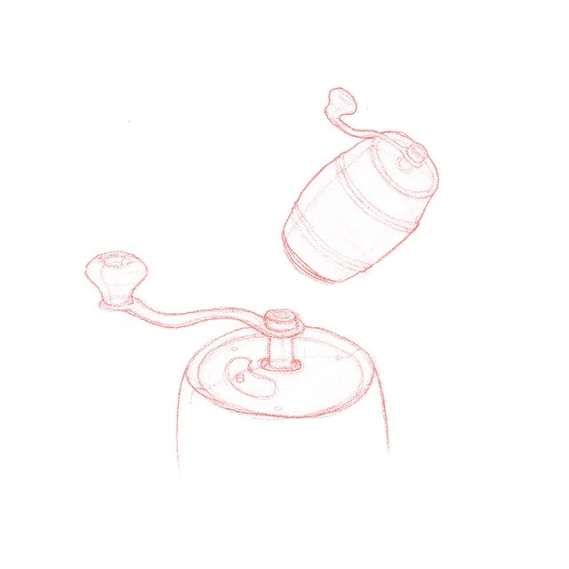 PEPPER GRINDER #industrialdesign #productdesign #sketch #design #draw #peppergrinder #practice