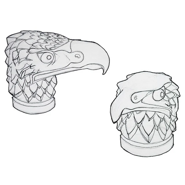 EAGLE #industrialdesign #productdesign #sketch #draw #design #practice #eagle #USA