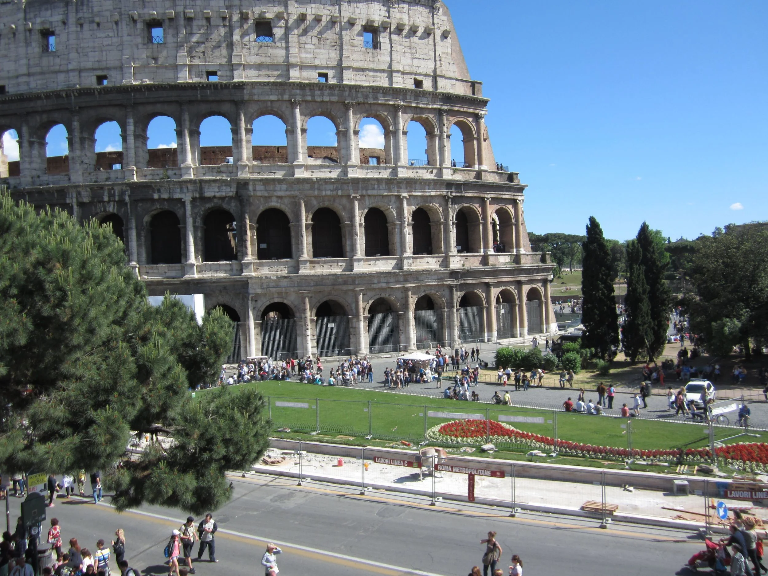 Collosseum and blue sky.jpg