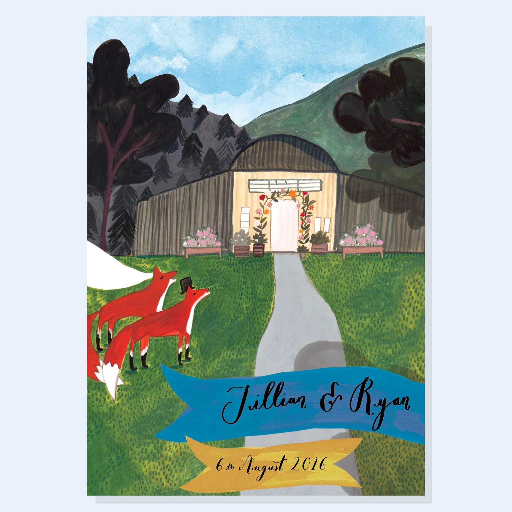 Jillian and Ryan - Bespoke Wedding Stationery