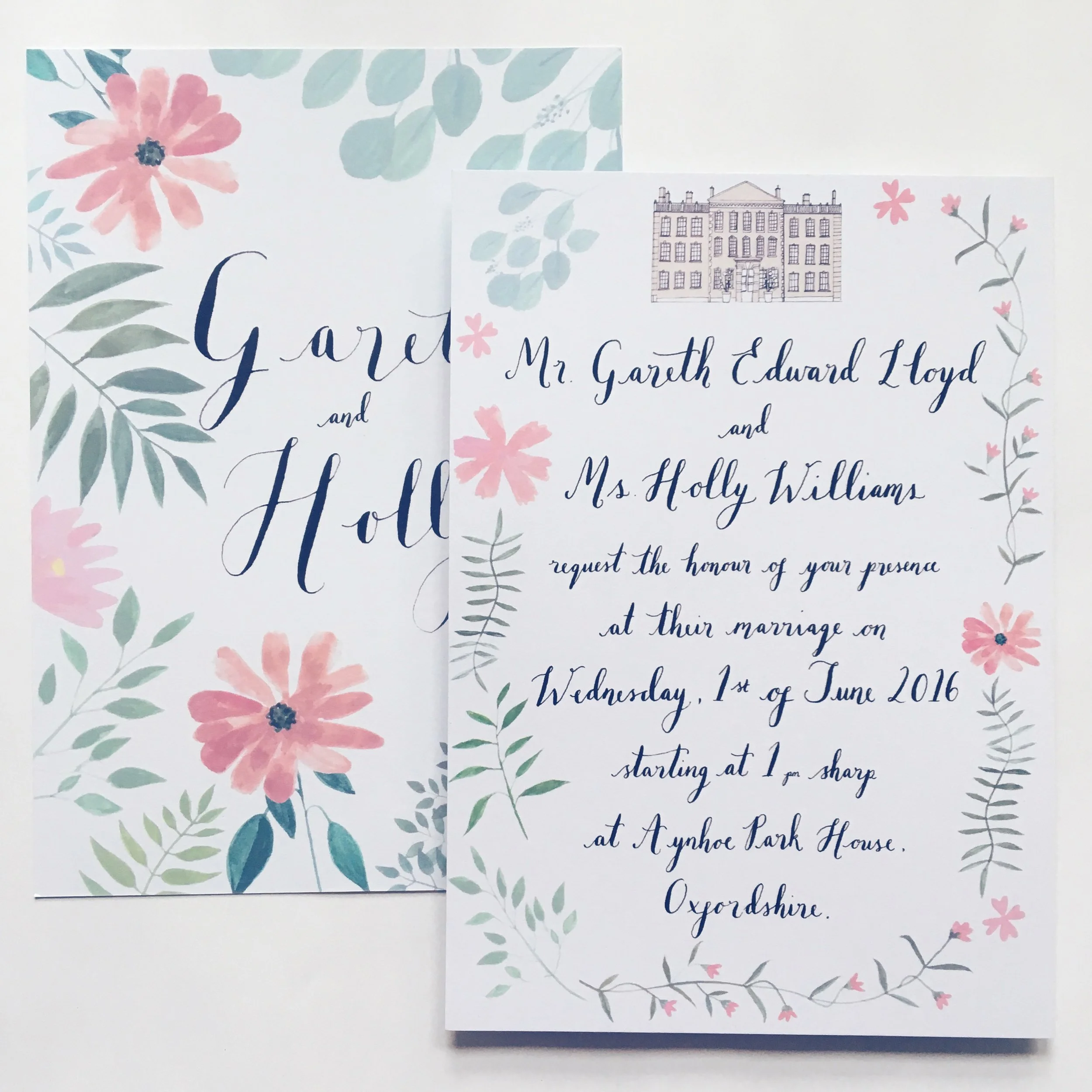 Holly and Gareth - Customised Wildflower