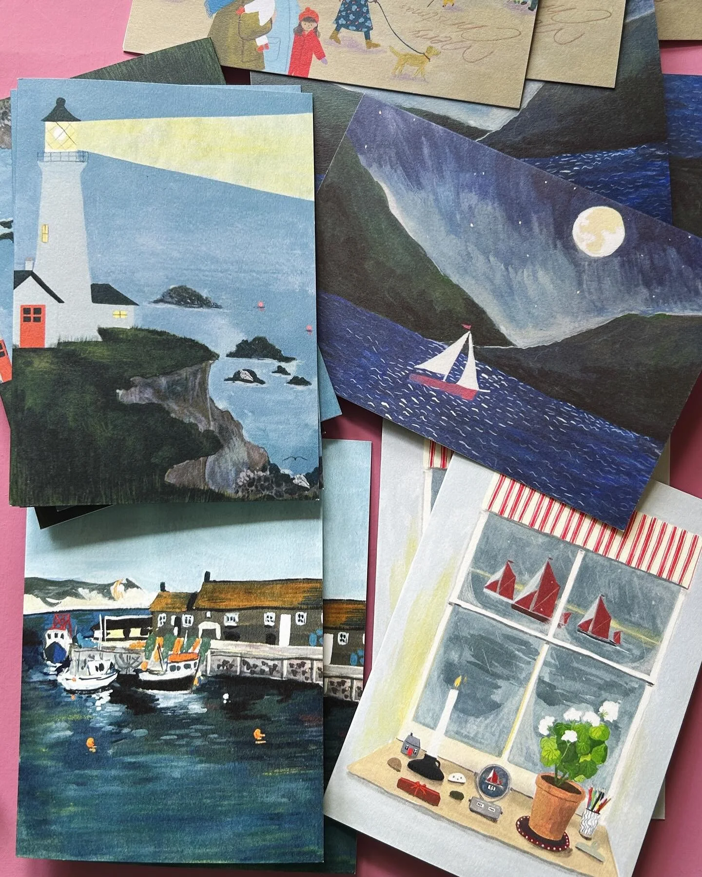 If you like cosy coastal cards then I&rsquo;m your woman 🤝 

My new wholesale website is now live! If you have a shop and are interested in stocking my cards, prints or wrapping paper please email me for the password 🤫 💌

I won&rsquo;t be at Top D