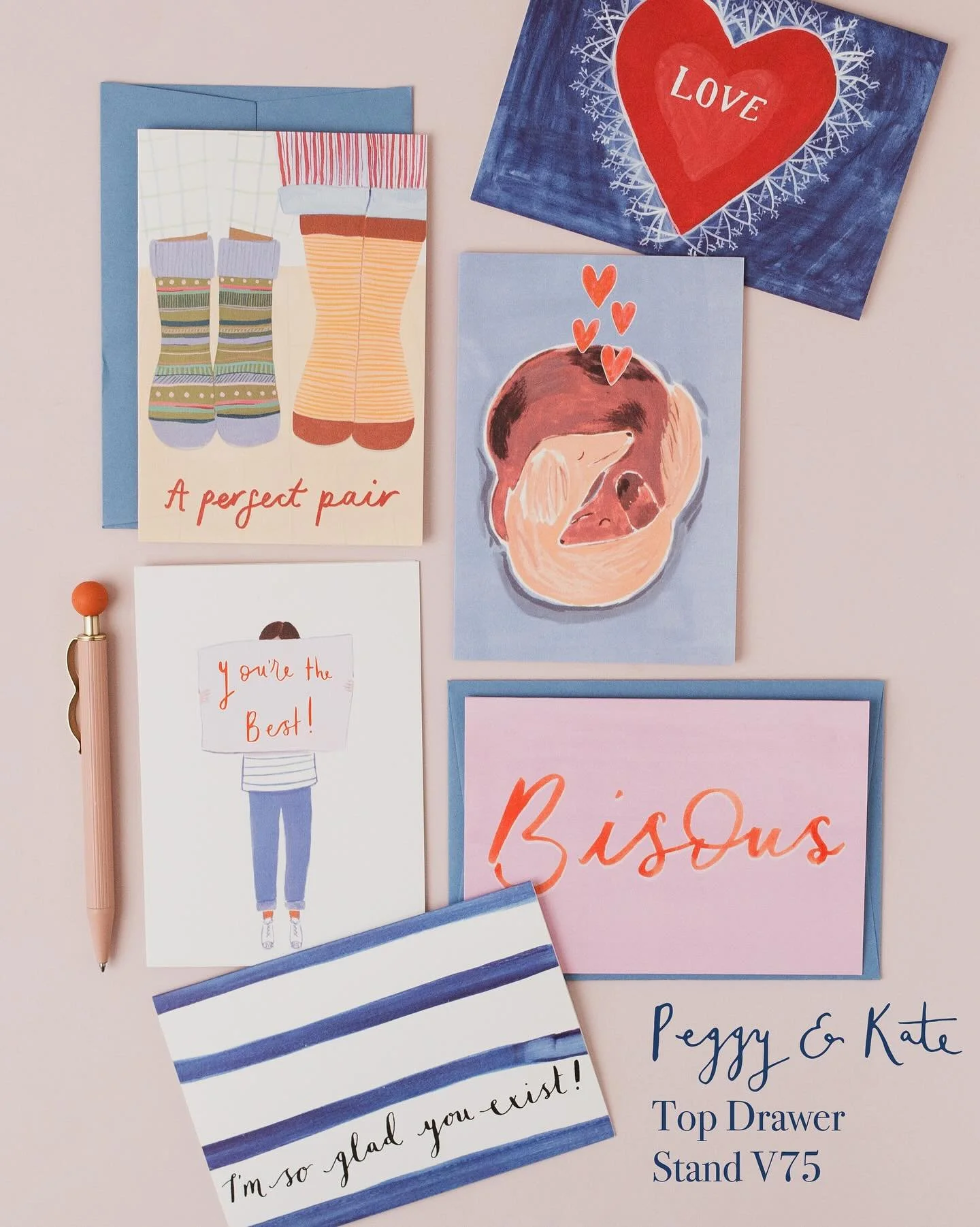 I&rsquo;m very excited to say that I&rsquo;ll be back at @topdrawerlondon from Sunday! I&rsquo;m taking all my illustrated cards, prints and wrapping paper so there will be lots to see! I&rsquo;m looking forward to catching up with stockists and meet