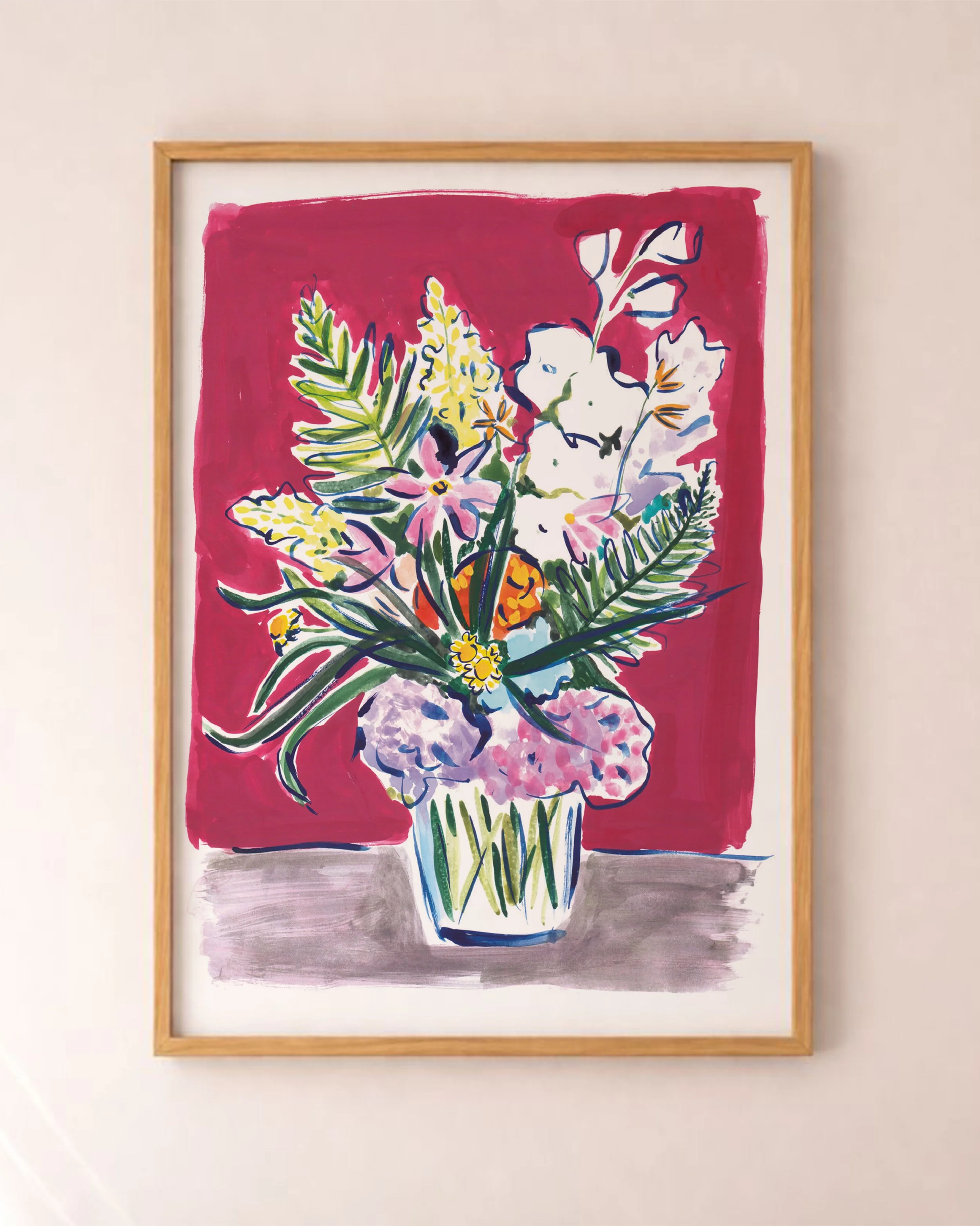 High Summer Vase Print