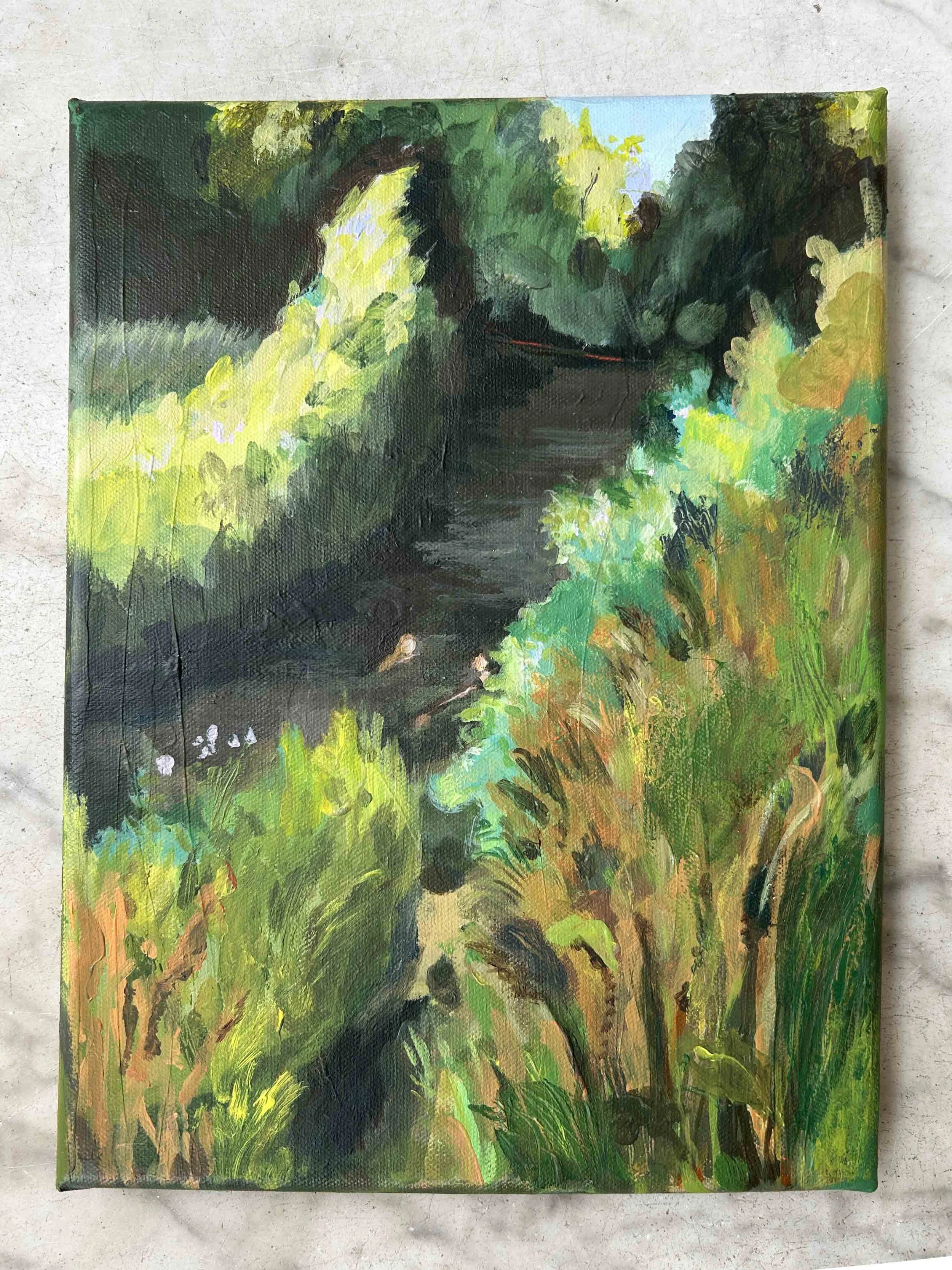 River swimmers large full image kate. cronk original painting.jpg