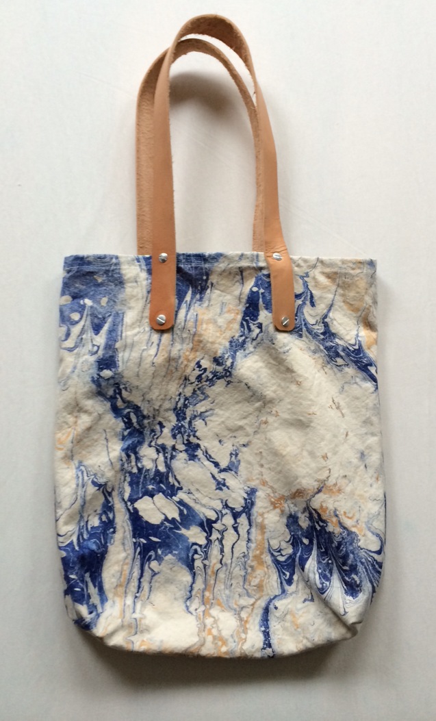 marbled tote