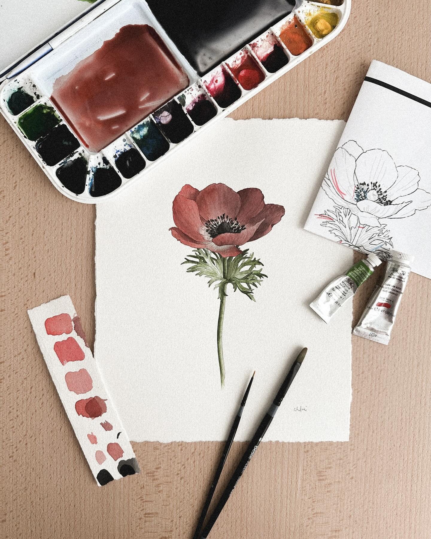Just popping in to say that I&rsquo;m grateful for you! ☺️ This painting counts as Christmas-y, right? It&rsquo;s red and green! ❤️💚

After hosting two amazing Thanksgivings, I missed out on the Small Business Saturday fun. But it&rsquo;s never too 