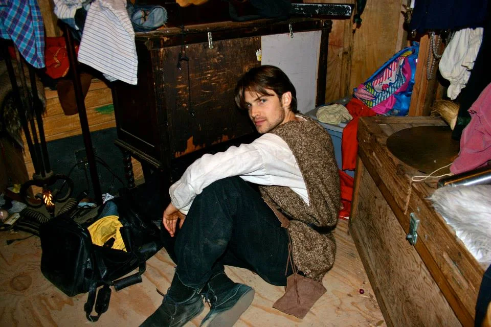 Backstage of "Merlin"