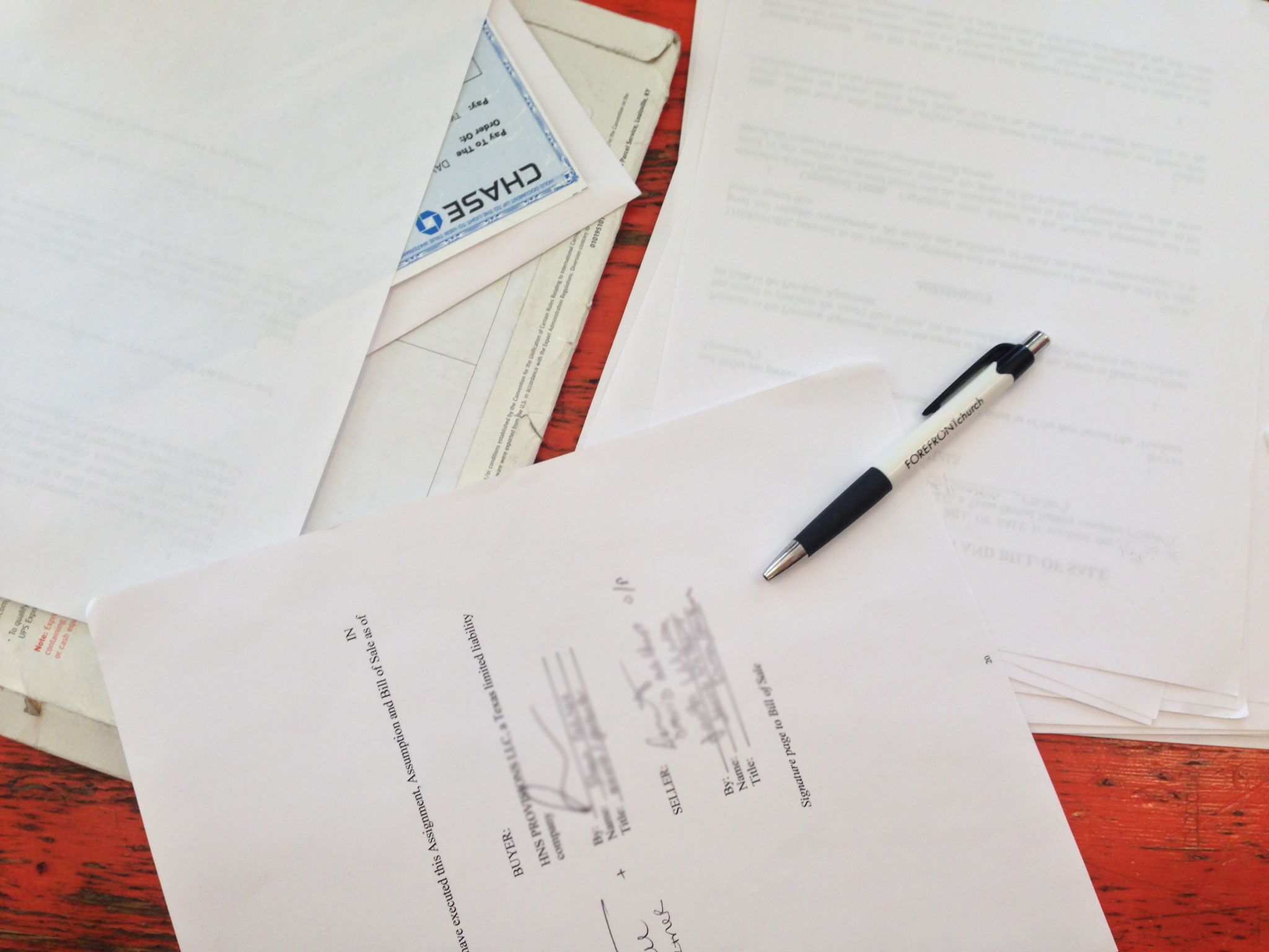 Signing Contracts